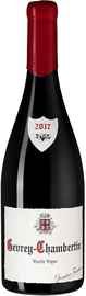 Вино красное сухое «Domaine Fourrier Gevrey-Chambertin Vieille Vigne» 2017 г.