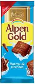 Шоколад «Alpen Gold молочный» 90 гр.