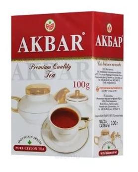 Чай листовой «Акбар чёрный» 100 гр.