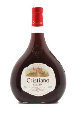 Вино столовое красное полусладкое «Cristiano Kadarka»
