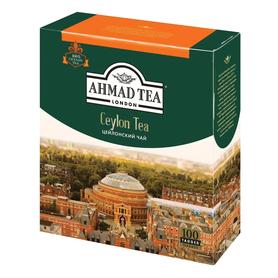 Чай пакетированный «Ахмад цейлонский» 100 пакетиков
