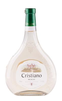 Вино столовое белое полусладкое «Cristiano Muscat»