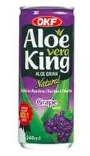 Газированный напиток «Алое Вера Кинг виноград»
