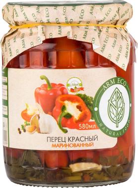 Овощные консервы «Перец красный маринованный» 580 гр.