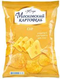 Чипсы «Московский картофель сыр» 130 гр.