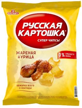 Чипсы «Русская картошка Жареная курица» 150 гр.