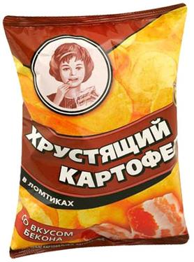 Чипсы «Хрустящий картофель бекон» 40 гр.