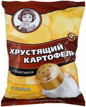 Чипсы «Хрустящий картофель соль» 70 гр.