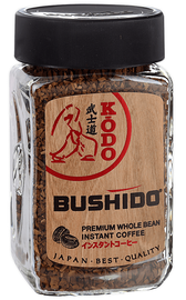 Кофе растворимый «Бушидо KODO с добавлением молотого» 100 гр.