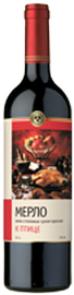 Вино столовое красное сухое «Мерло»
