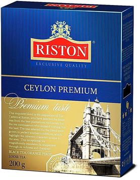 Чай листовой «Riston цейлонский премиальный черный листовой» 200 гр.