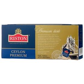 Чай пакетированный «Riston цейлонский премиальный черный» 25 пакетиков