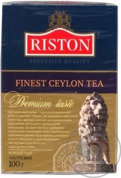 Чай листовой «Riston Файнест Цейлон черный» 100 гр.