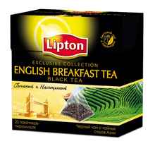Чай пакетированный «Lipton English Breakfast» 20 пирамидок