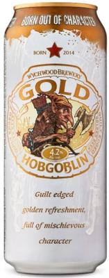Пиво «Wychwood Hobgoblin Gold» в жестяной банке