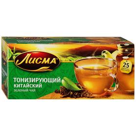 Чай пакетированный «Лисма тонизирующий зеленый» 25 пакетиков