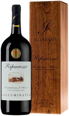 Вино красное сухое «Illuminati Montepulciano d Abruzzo Riparosso, 1.5 л» 2018 г. в подарочной упаковке