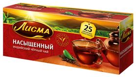 Чай пакетированный «Лисма насыщенный индийский черный» 25 пакетиков