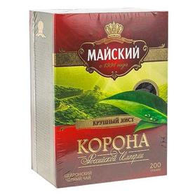 Чай листовой «Майский цейлонский черный Корона Российской империи» 200 гр.