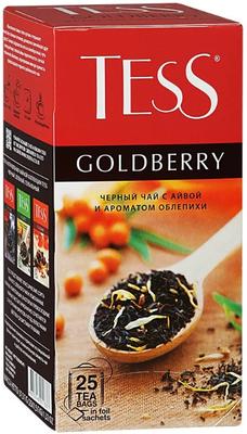 Чай пакетированный «ТЕСС голдберри черный» 25 пакетиков