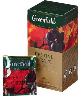 Чай пакетированный «Гринфилд Фестайв греп» 25 пакетиков