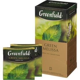 Чай пакетированный «Гринфилд Грин мелисса» 25 пакетиков