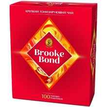 Чай пакетированный «Брук Бонд» 100 пакетиков