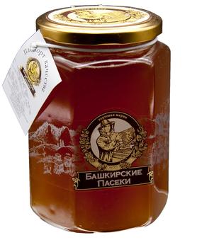 Мёд «Башкирские пасеки Сотка цветочный» 250 гр.
