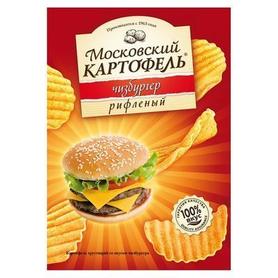 Чипсы «Московский картофель чизбургер» 70 гр.