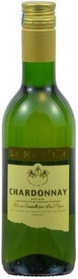 Вино белое сухое «La Maridelle Chardonnay, 0.187 л» 2018 г.
