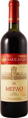 Вино красное сухое «Массандра Мерло» Вино с защищенным географическим указанием «Крым»