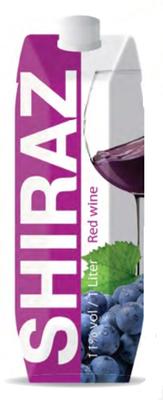 Вино столовое красное полусладкое «Shiraz (Tetra Pak)»