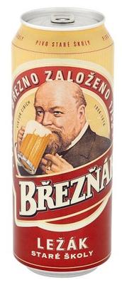 Пиво «Brezhnak Lezak» в железной банке