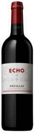 Вино красное сухое «Echo de Lynch Bages» 2015 г.