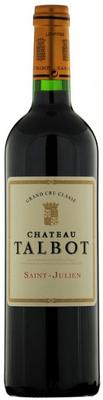 Вино красное сухое «Chateau Talbot St-Julien 4-me Grand Cru Classe, 0.75 л» 2013 г.