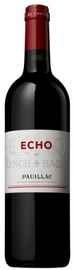 Вино красное сухое «Echo de Lynch Bages» 2016 г.
