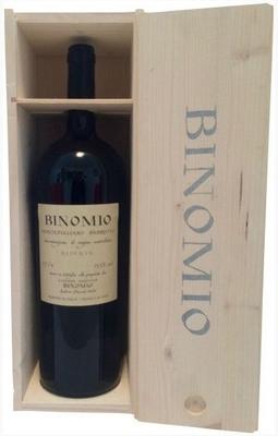 Вино красное сухое «Binomio Montepulciano d'Abruzzo Riserva» 2013 г., в подарочной упаковке