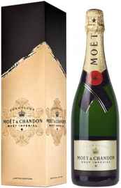 Шампанское белое брют «Moet & Chandon Brut Imperial» в подарочной коробке Сигниче