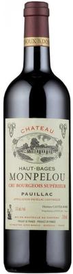 Вино красное сухое «Chateau Haut-Bages Monpelou, 0.75 л» 2015 г.