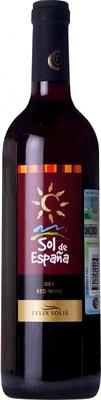 Вино красное сухое «Sol de Espana»