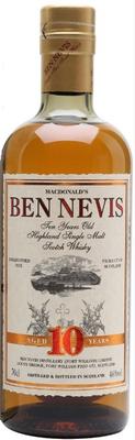 Виски шотландский «Macdonald`s Ben Nevis 10 Years Old»