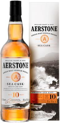 Виски шотландский «Aerstone Sea Cask 10 Years Old» в подарочной упаковке