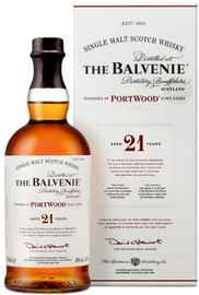 Виски шотландский «Balvenie PortWood 21 Years Old» в подарочной упаковке