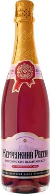 Шампанское розовое полусладкое «Жемчужина России»