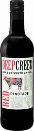 Вино красное сухое «Deep Creek Pinotage Western Cape Origin Wine, 0.375 л» 2019 г.