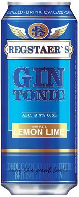 Коктейль винный газированный «Regstaer's Gin Tonic Lemon Lime»