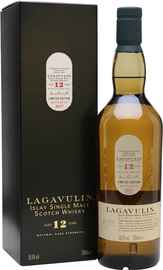 Виски шотландский «Lagavulin 12 Years Old» в подарочной упаковке