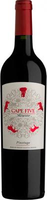 Вино красное полусухое «Cape Five Pinotage Reserve» 2017 г.