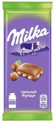 Шоколад «Milka с фундуком» 90 гр.