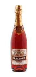 Вино игристое розовое полусухое «Цимлянское»